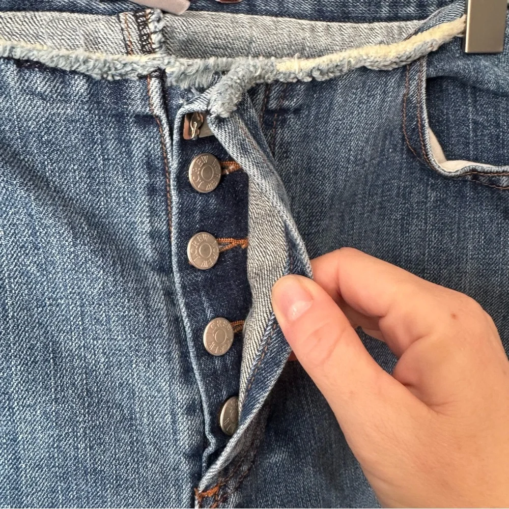 J. Crew Vintage Hipslung Mid Rise Relaxed Straight Leg Jeans. Size 14 (34X30)